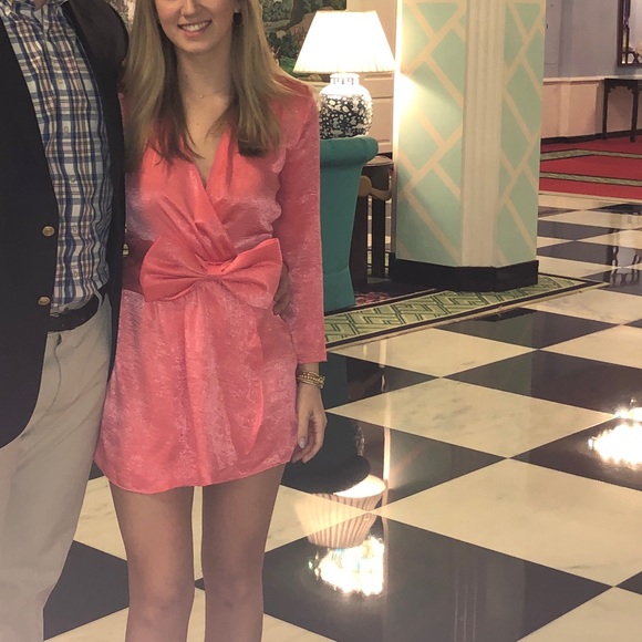 RESA bow pink dress from Revolve - Picture 5 of 6